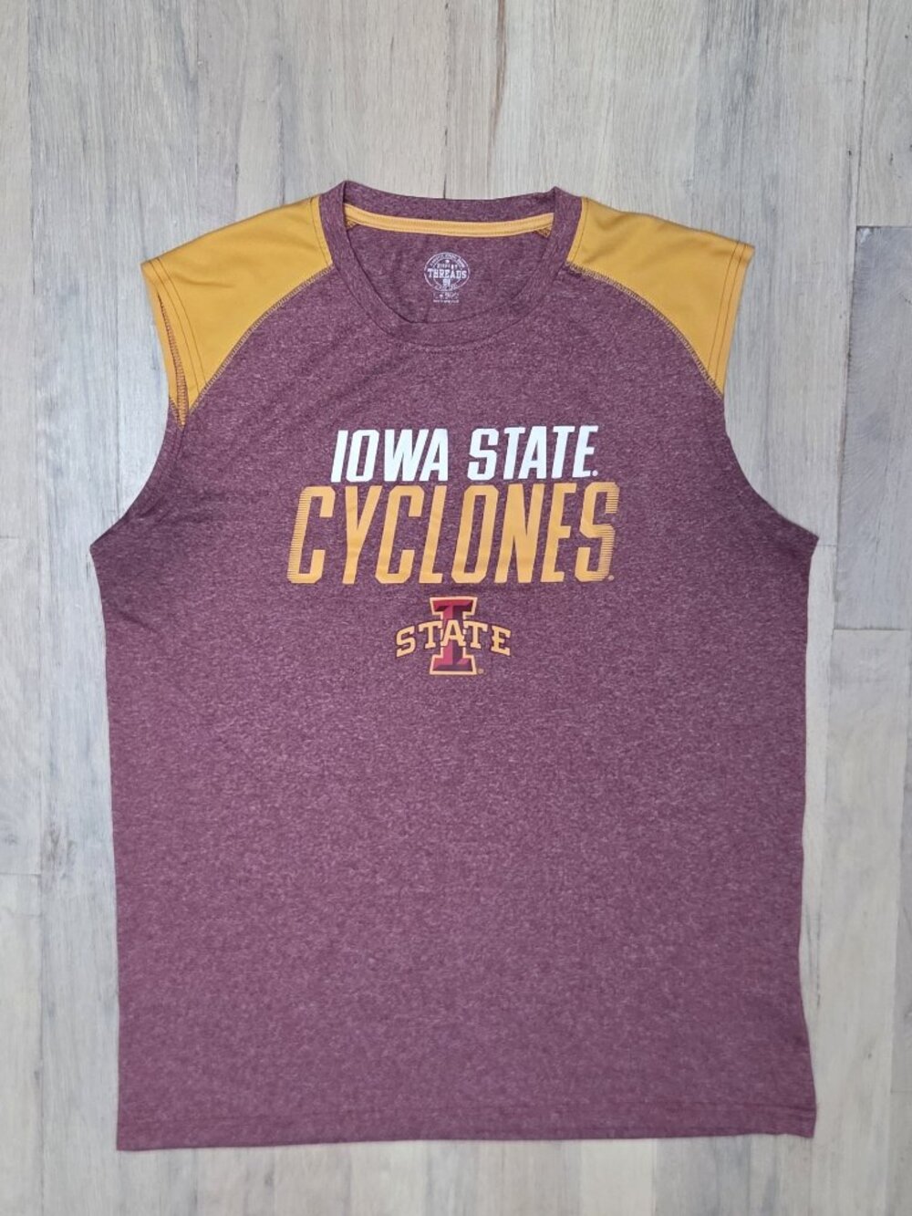 Rivalry Threads Iowa State Cyclones Sleeveless Shirt Muscle Tee Maroon M